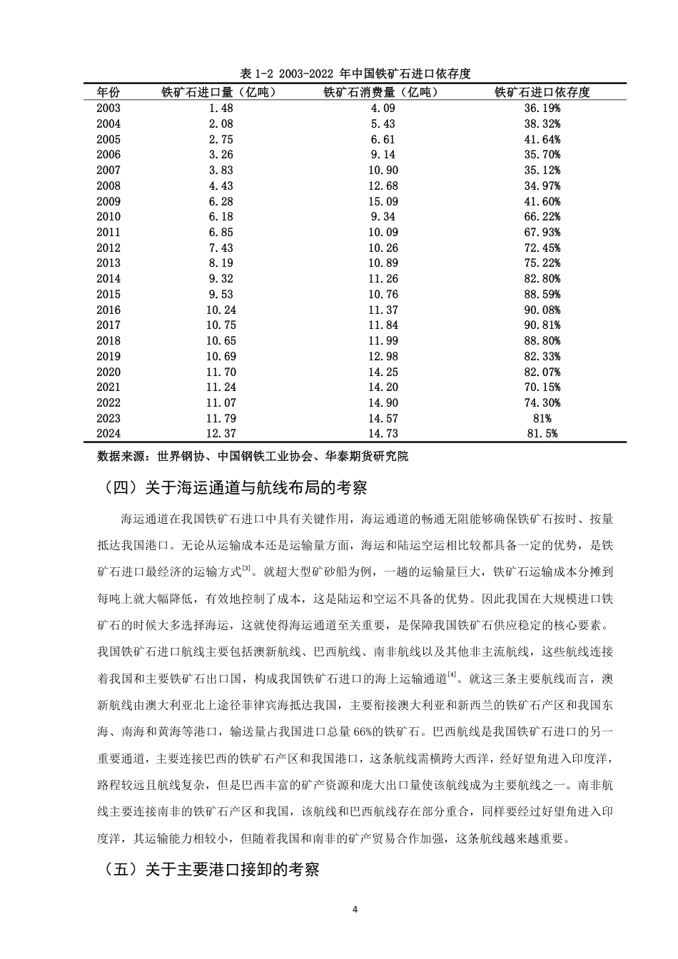 26年CH国际经济贸易 中国铁矿石进口战略研究-终稿全-约11695字符.pdf_第7页