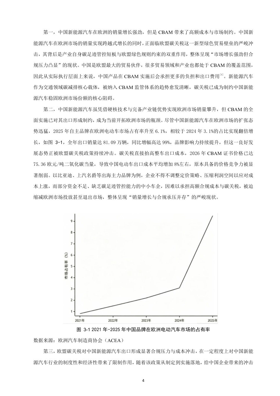 26年CH国际经济贸易 欧盟碳关税下中国新能源汽车在欧洲市场的贸易合规研究-终稿全-约15510字符.pdf_第7页