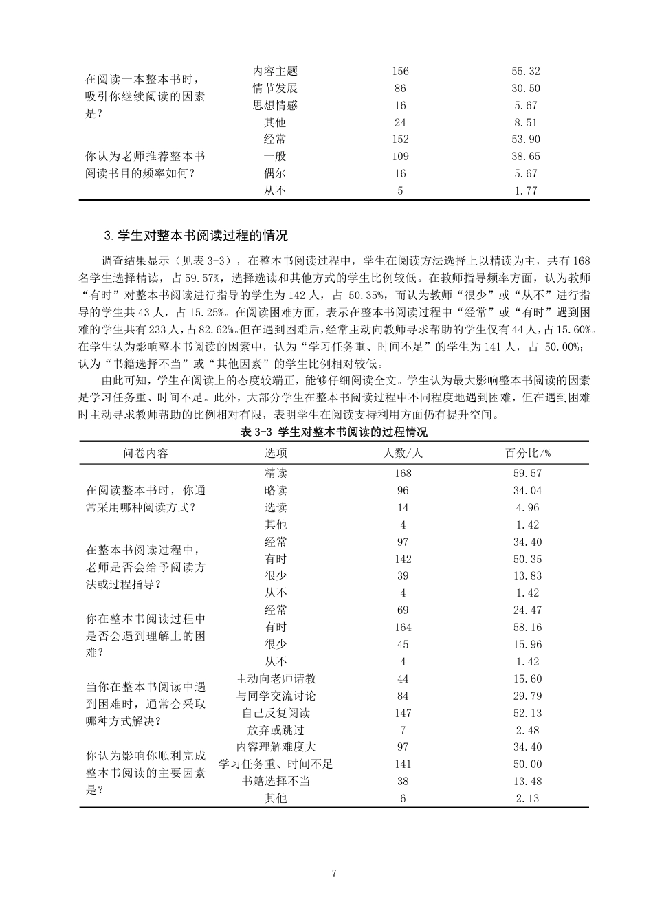 26年CH小学教育 小学语文第三学段整本书阅读教学现状及策略研究——以Q市S小学为例-非全-约22475字符.pdf_第10页