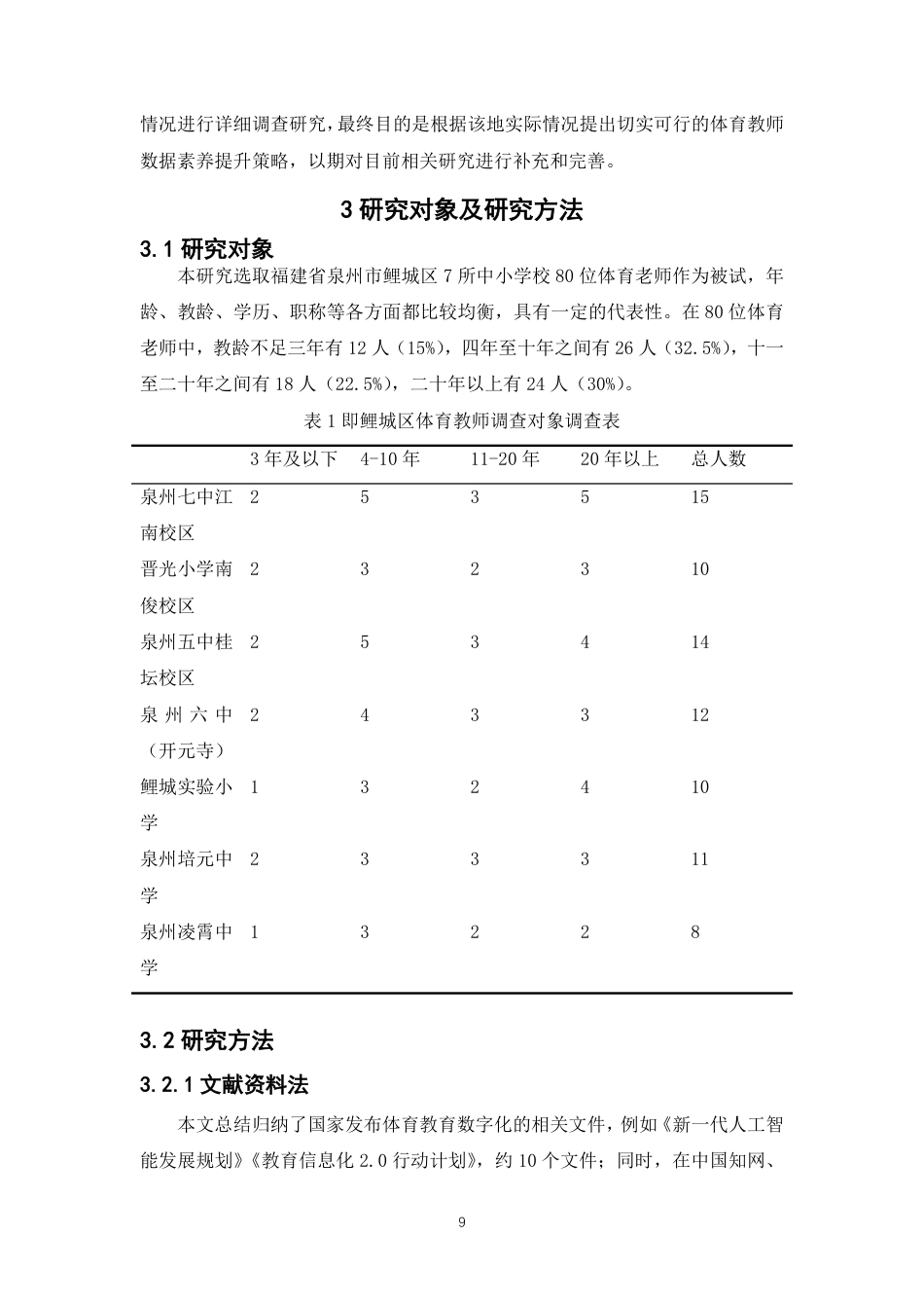 26年CH体育教育 智数时代”背景下泉州市中小学体育教师数据素养的现状与对策研究-终稿全-约17041字符.pdf_第8页