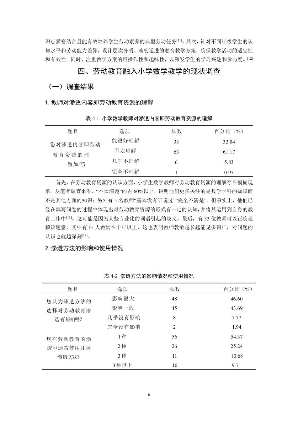 26年CH小学教育劳动教育融入小学数学教学研究——以A市4所小学为例-终稿-约13598字符.pdf_第10页