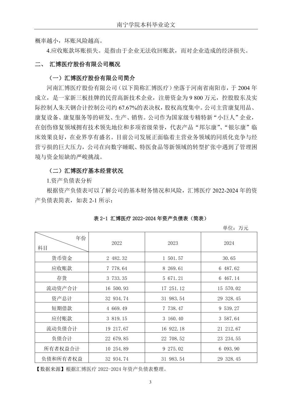26年CH会计学 汇博医疗股份有限公司应收账款管理问题分析终稿全日制-约17627字符.pdf_第7页