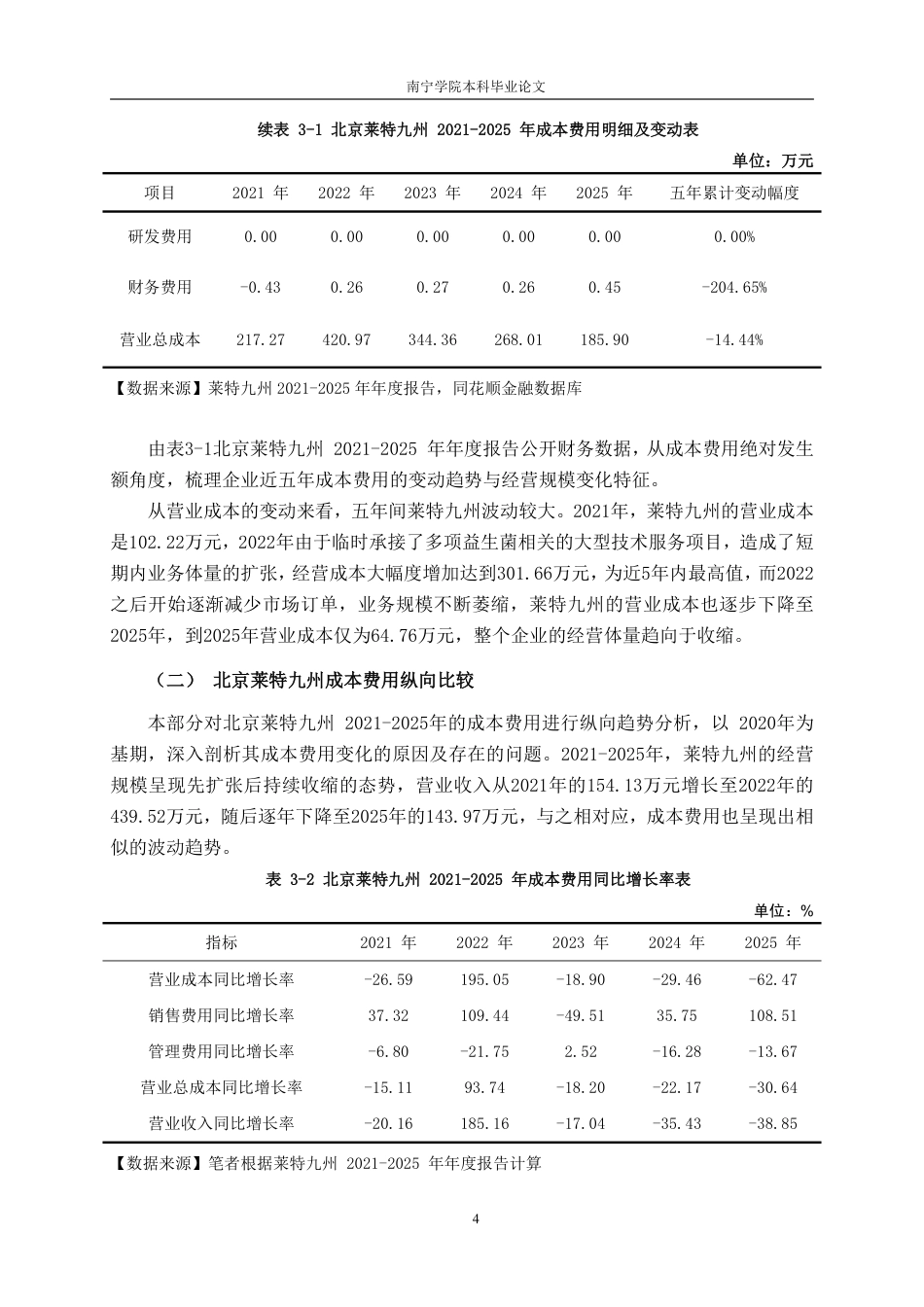 26年CH会计学 小型科技企业成本费用管理困境与优化策略——以北京莱特九州技术服务股份有限公司为例终稿全日制-约15604字符.pdf_第7页