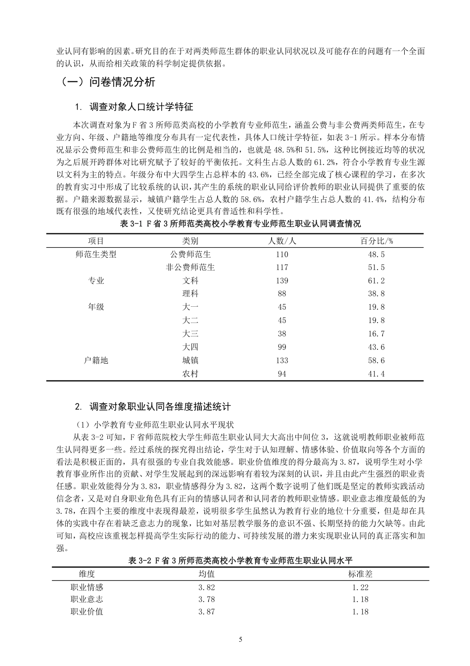 26年CH 费师范生职业认同的比较研究——以F省3所师范类高校为例-约21958字符.pdf_第8页