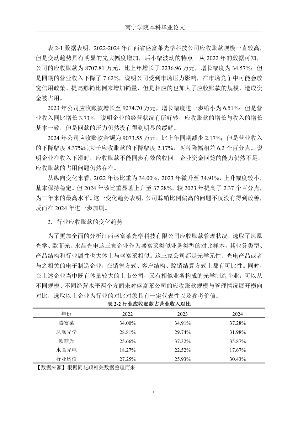 26年CH财务 中型玻璃制品企业应收账款管理分析——以江西盛富莱光学科技公司为例-约14155字符.pdf_第9页