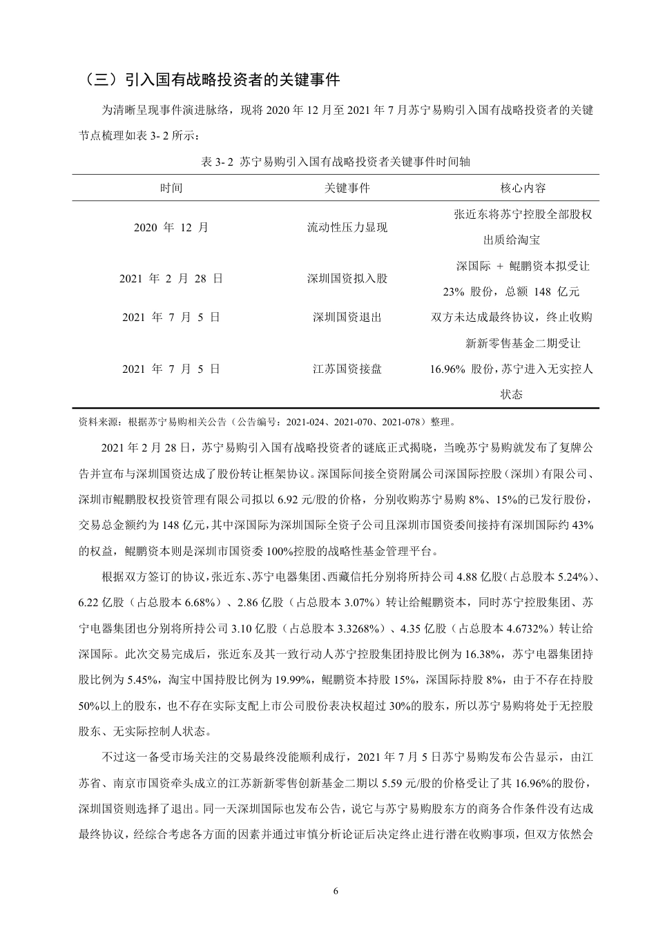 26年CH金融 民营企业引入国有战略投资者的动因与效应分析基于苏宁易购的案例研究-终稿全日制-约19578字符.pdf_第9页