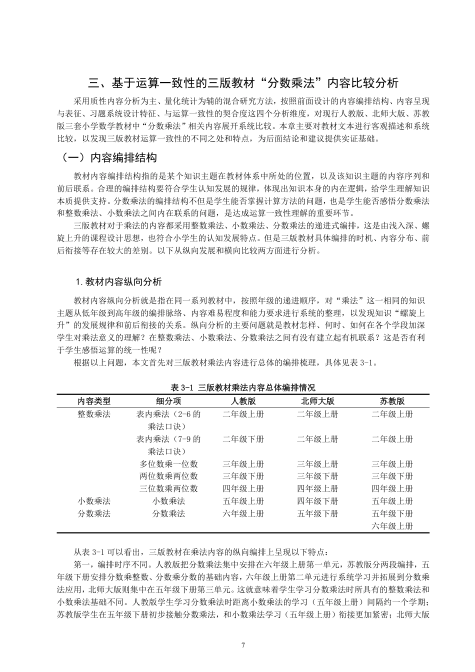 26年CH小学教育材比较研究——以人教版、苏教版、北师大版为例-终稿-约22298字符.pdf_第10页