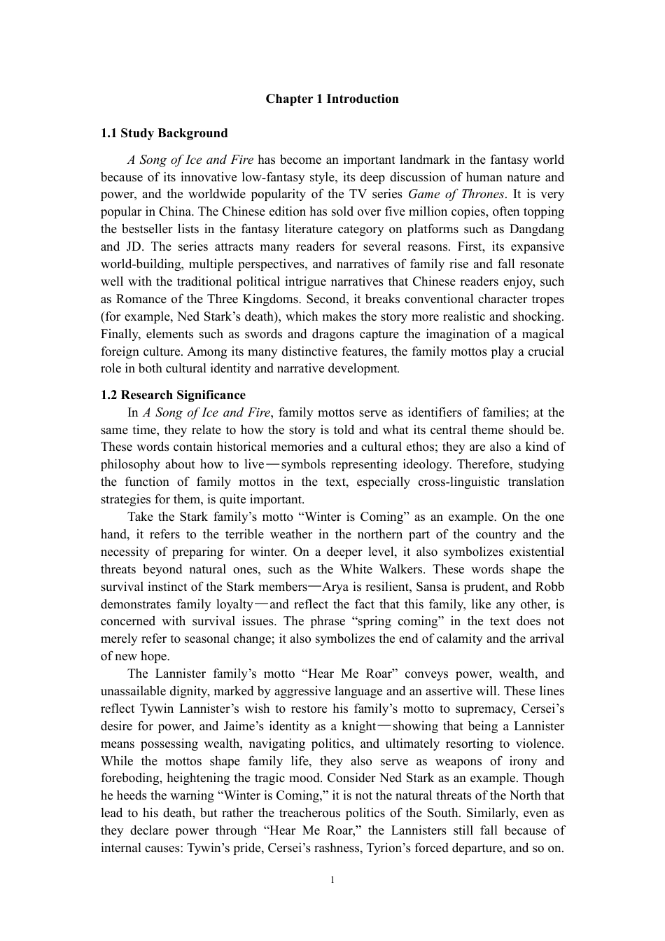 26年CH商务英语 功能对等理论下《冰与火之歌》中家族箴言的翻译研究——以屈畅译本为例-终稿全-约59464字符.pdf_第4页