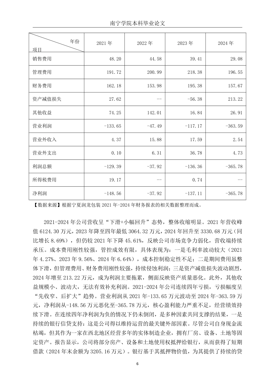 26年CH财务 小型塑料制品企业盈利能力分析-以宁夏润龙包装新材料股份有限公司为例-约17211字符.pdf_第10页