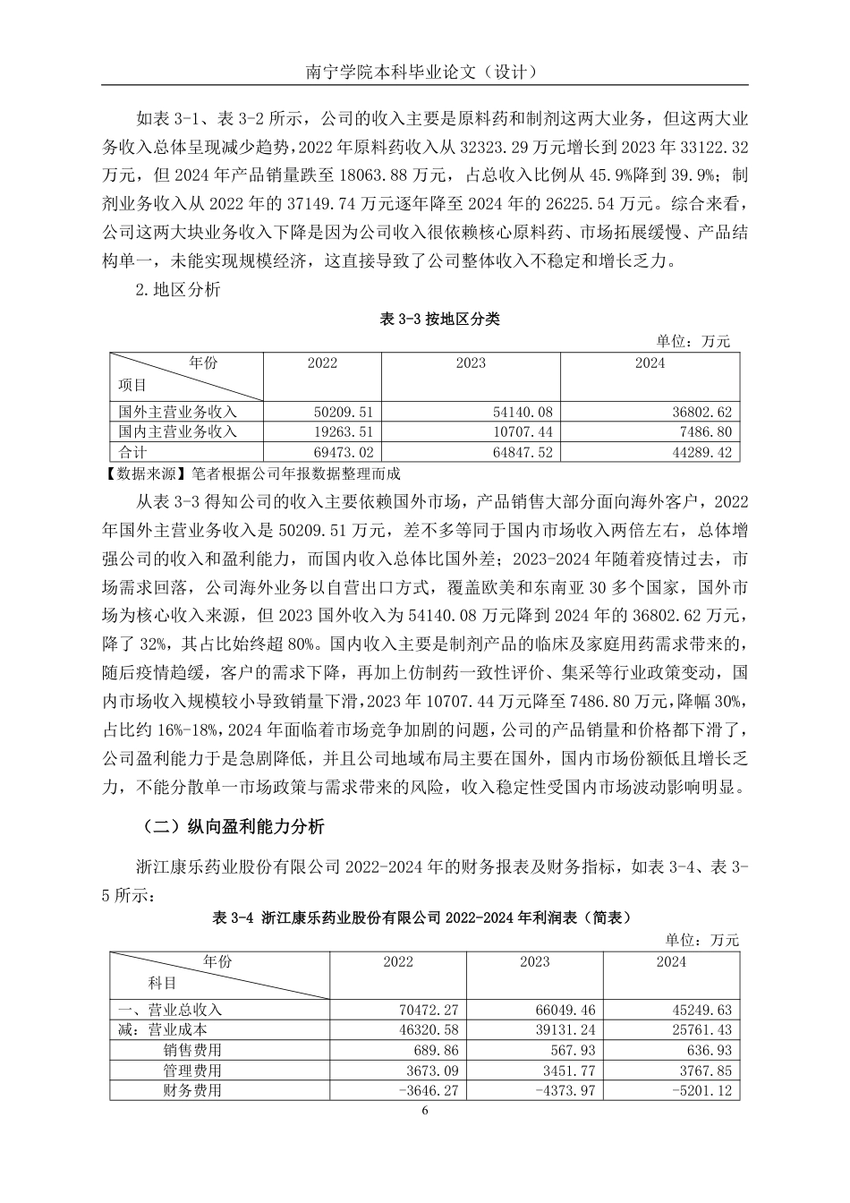 26年CH会计学 浙江康乐药业股份有限公司盈利能力分析终稿全日制-约18793字符.pdf_第9页