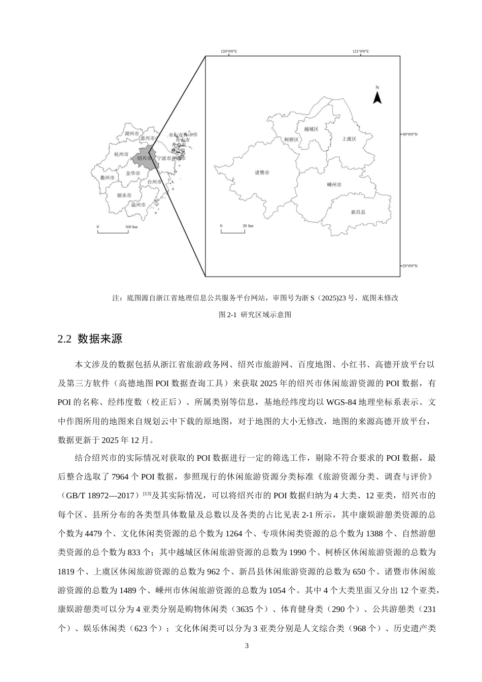 26年CH人文地理与城乡规划 绍兴市休闲旅游资源空间分布特征及影响因素(17012字).docx_第7页