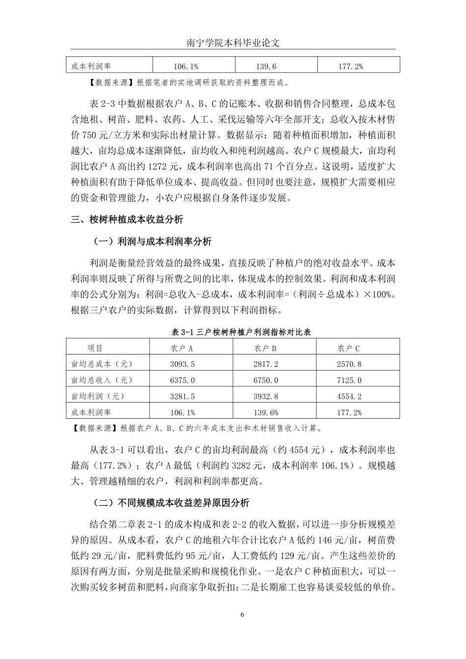 26年CH会计学 桉树种植的经济效益评价与优化研究——以广西宁明县耀达村种植户为例终稿全日制-约12628字符.pdf_第9页