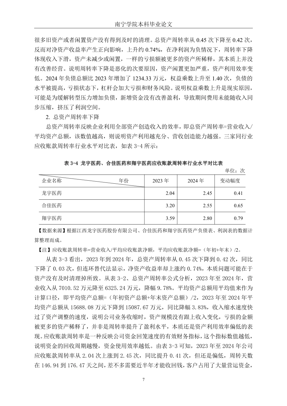 26年CH财务管理 基于杜邦分析体系下的小型医药企业盈利能力分析——以江西龙宇医药股份有限公司为例终稿全日制-约18660字符.pdf_第10页