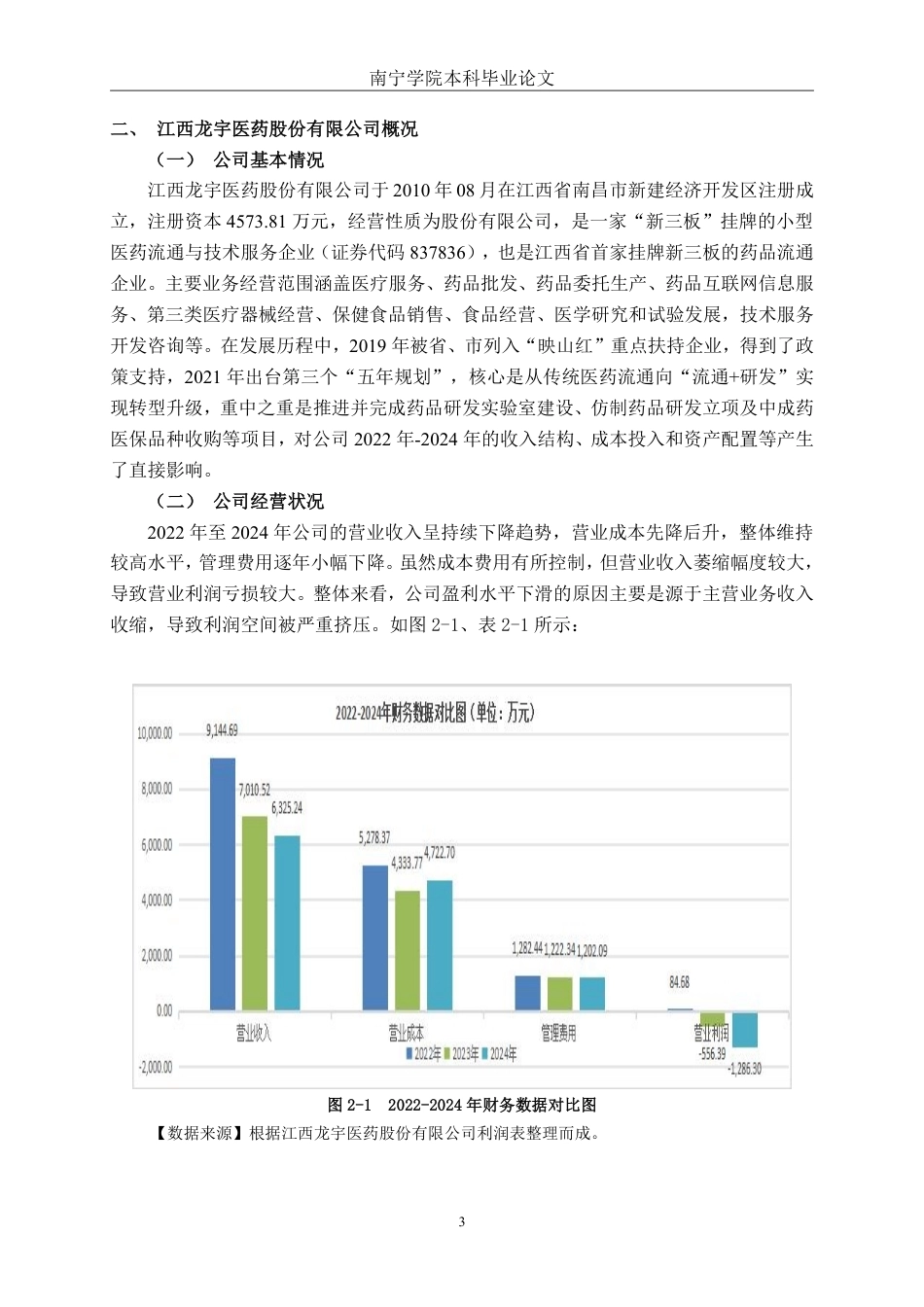 26年CH财务管理 基于杜邦分析体系下的小型医药企业盈利能力分析——以江西龙宇医药股份有限公司为例终稿全日制-约18660字符.pdf_第6页