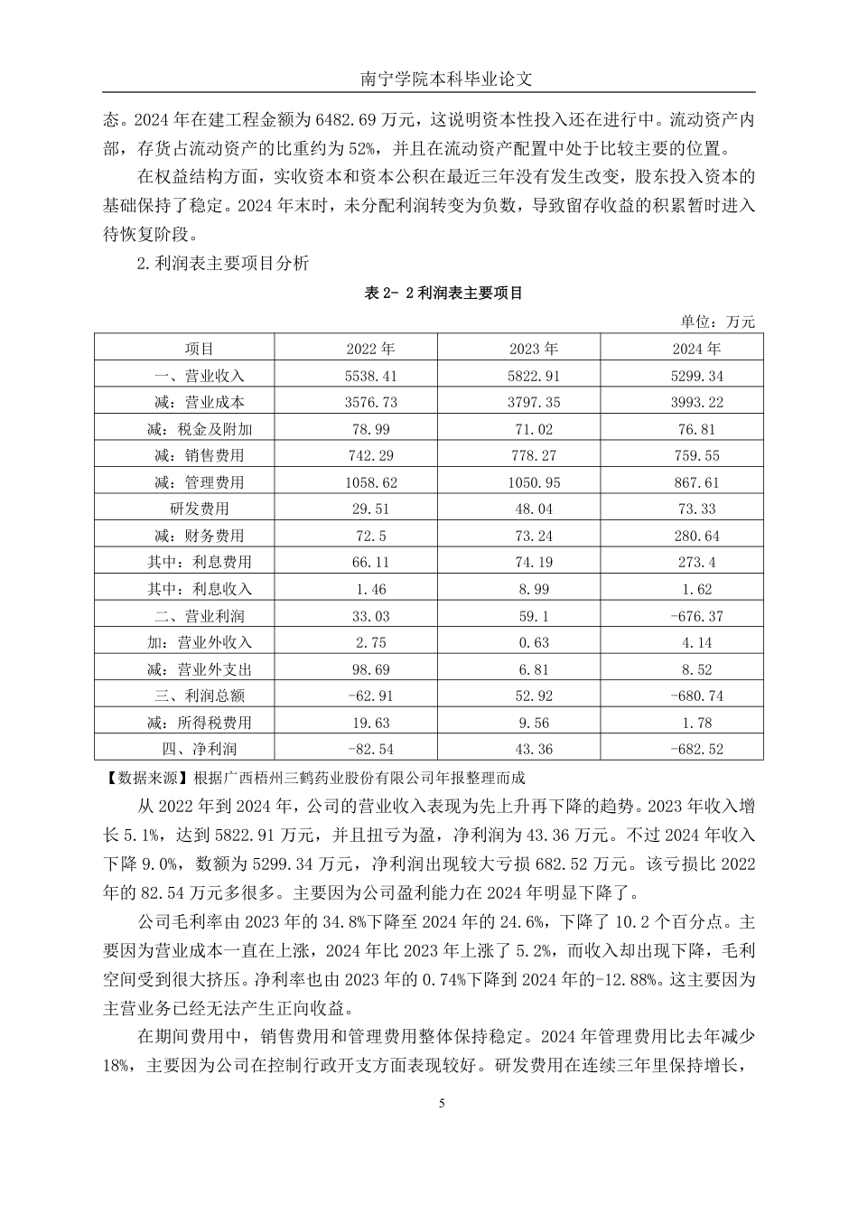 26年CH财务管理 小型医药行业偿债能力分析——以广西梧州三鹤药业股份有限公司为例终稿全日制-约20155字符.pdf_第8页
