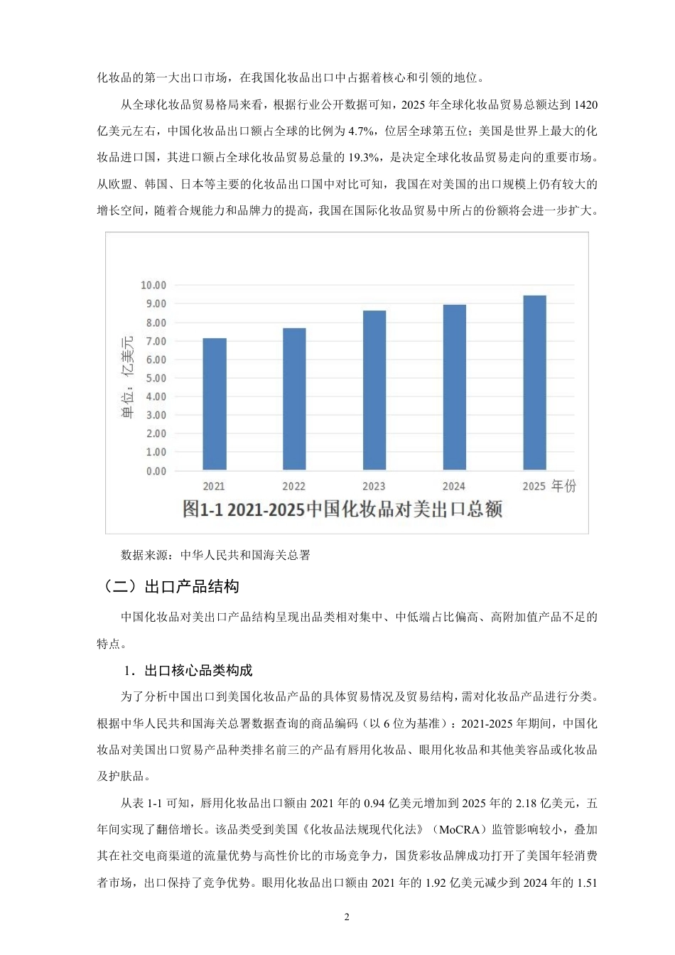 26年CH国际经济贸易 中国化妆品对美出口的现状及对策研究-非全-约12257字符.pdf_第5页