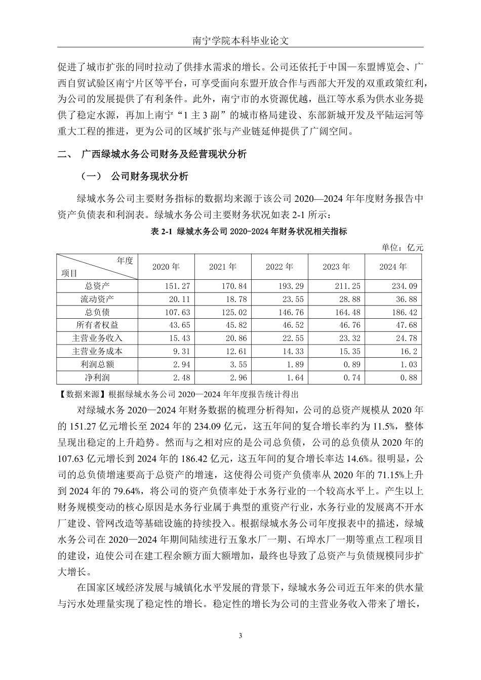 26年CH财务管理 基于杜邦分析体系的绿城水务盈利能力研究终稿全日制-约22894字符.pdf_第6页