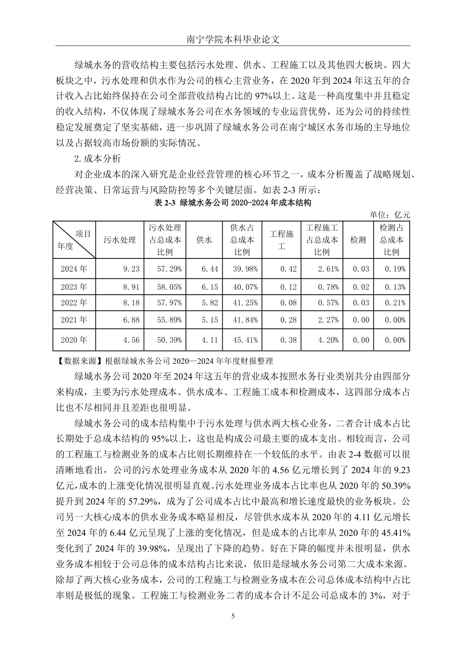 26年CH财务管理 基于杜邦分析体系的绿城水务盈利能力研究终稿全日制-约22894字符.pdf_第8页