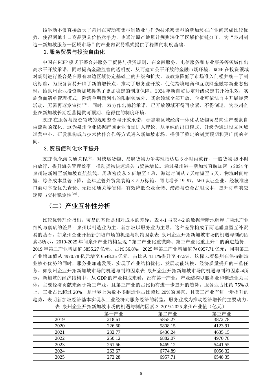 26年CH国际商务 关键词：泉州；新加坡；经贸合作；RCEP；产业互补；海上丝绸之路-终稿全(16523字).docx_第10页