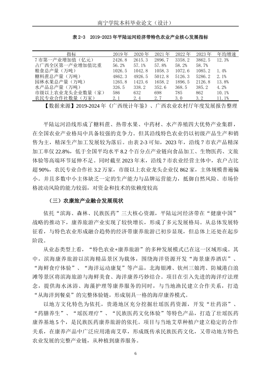 26年CH经济与金融 金融支持平陆运河经济带“特色农业+康养旅游”产业融合策略研究终稿全日制(21968字).docx_第9页