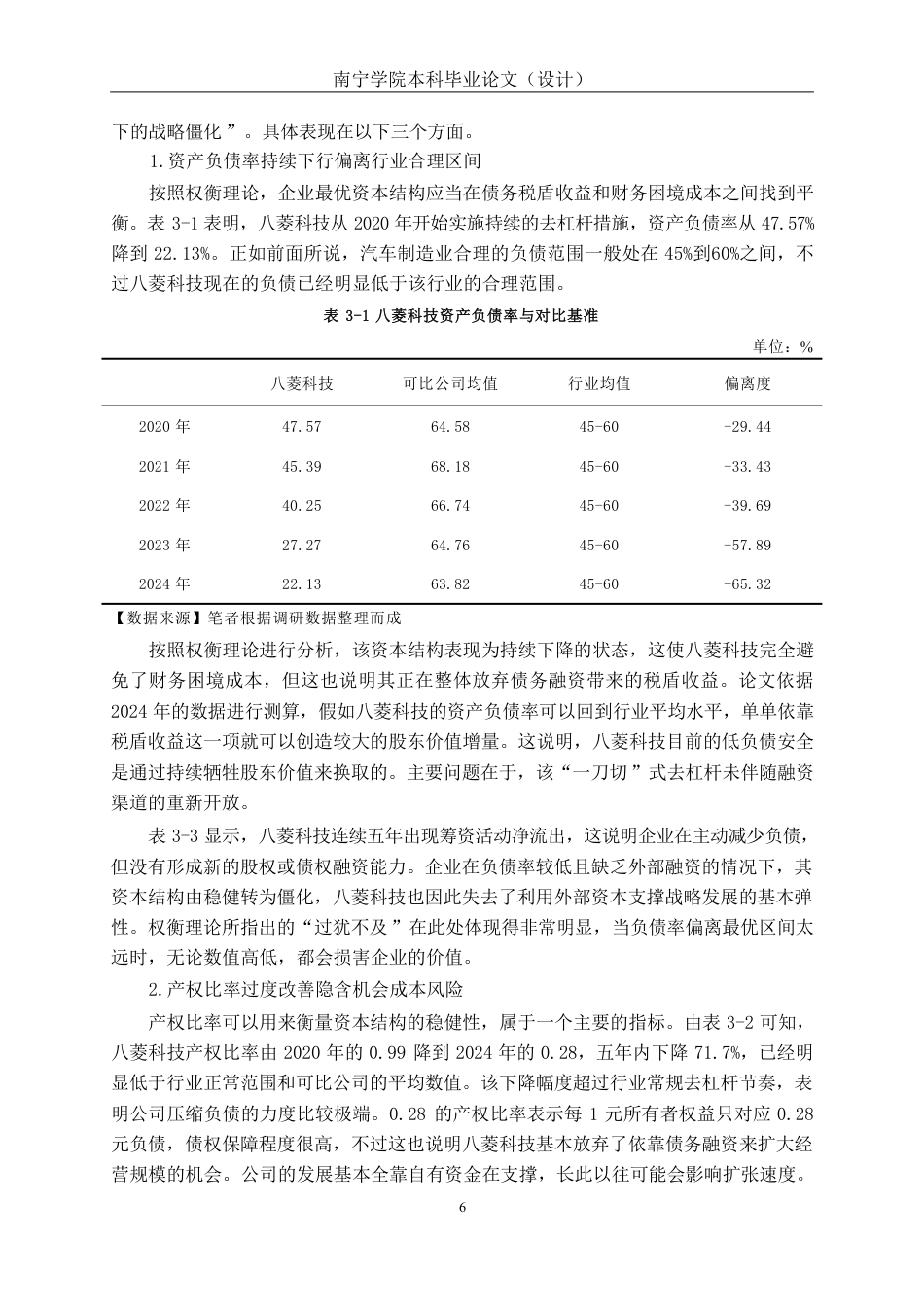 26年CH会计学 南宁八菱科技股份有限公司财务风险综合评价与防控探究终稿全日制-约18290字符.pdf_第9页