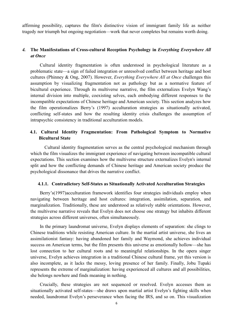 26年CH英语终稿全 电影《瞬息全宇宙》移民家庭叙事中的跨文化接受心理-约45757字符.pdf_第10页