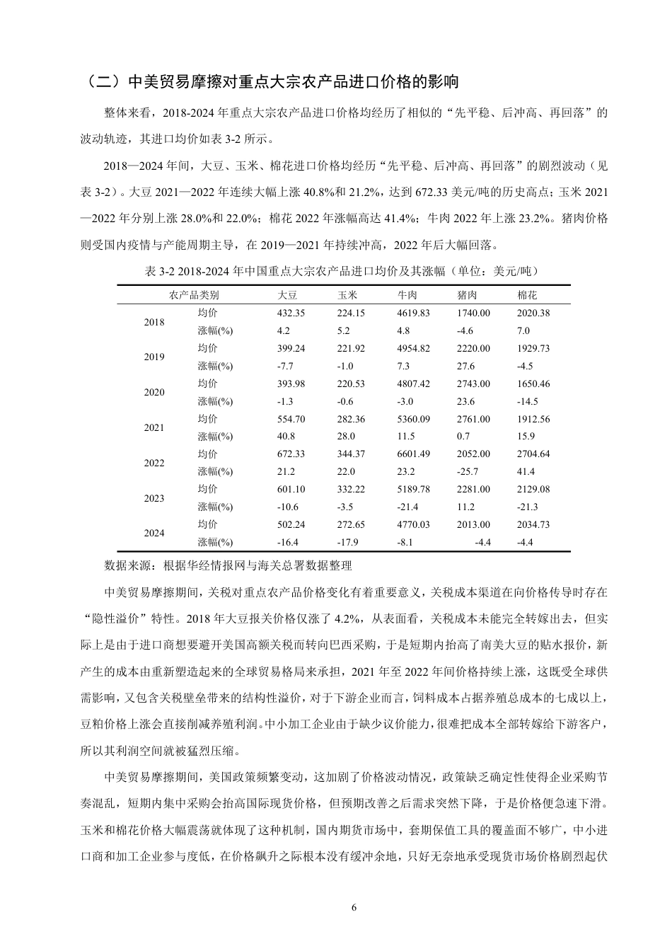26年CH国际经济贸易 中美贸易摩擦对中国重点大宗农产品进口的影响及对策研究-非全-约13601字符.pdf_第9页