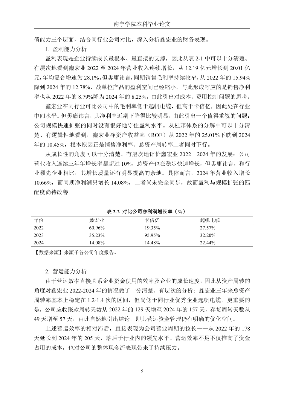 26年CH会计学 无锡鑫宏业线缆科技股份有限公司成长能力分析终稿全日制-约15191字符.pdf_第9页