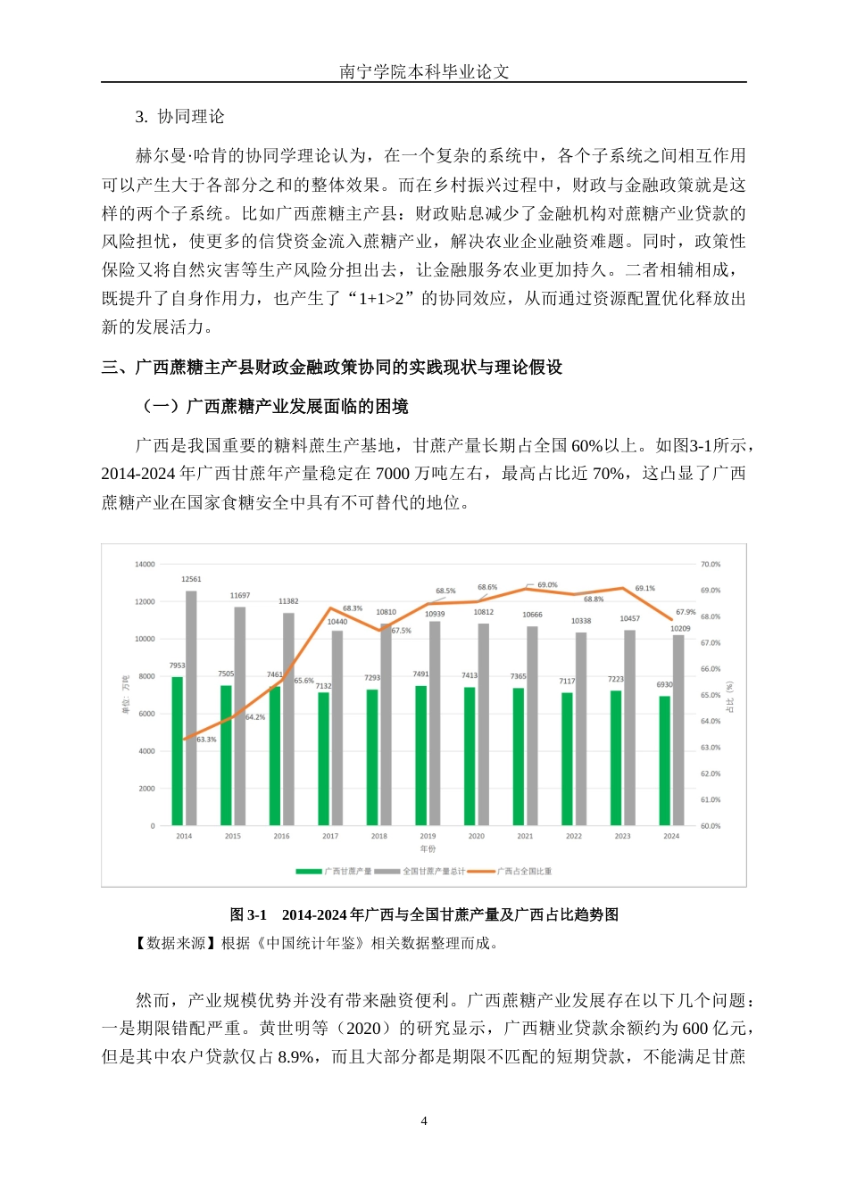26年CH经济与金融 财政金融政策协同对广西蔗糖主产县特色农业的影响研究终稿全日制(14265字).docx_第7页
