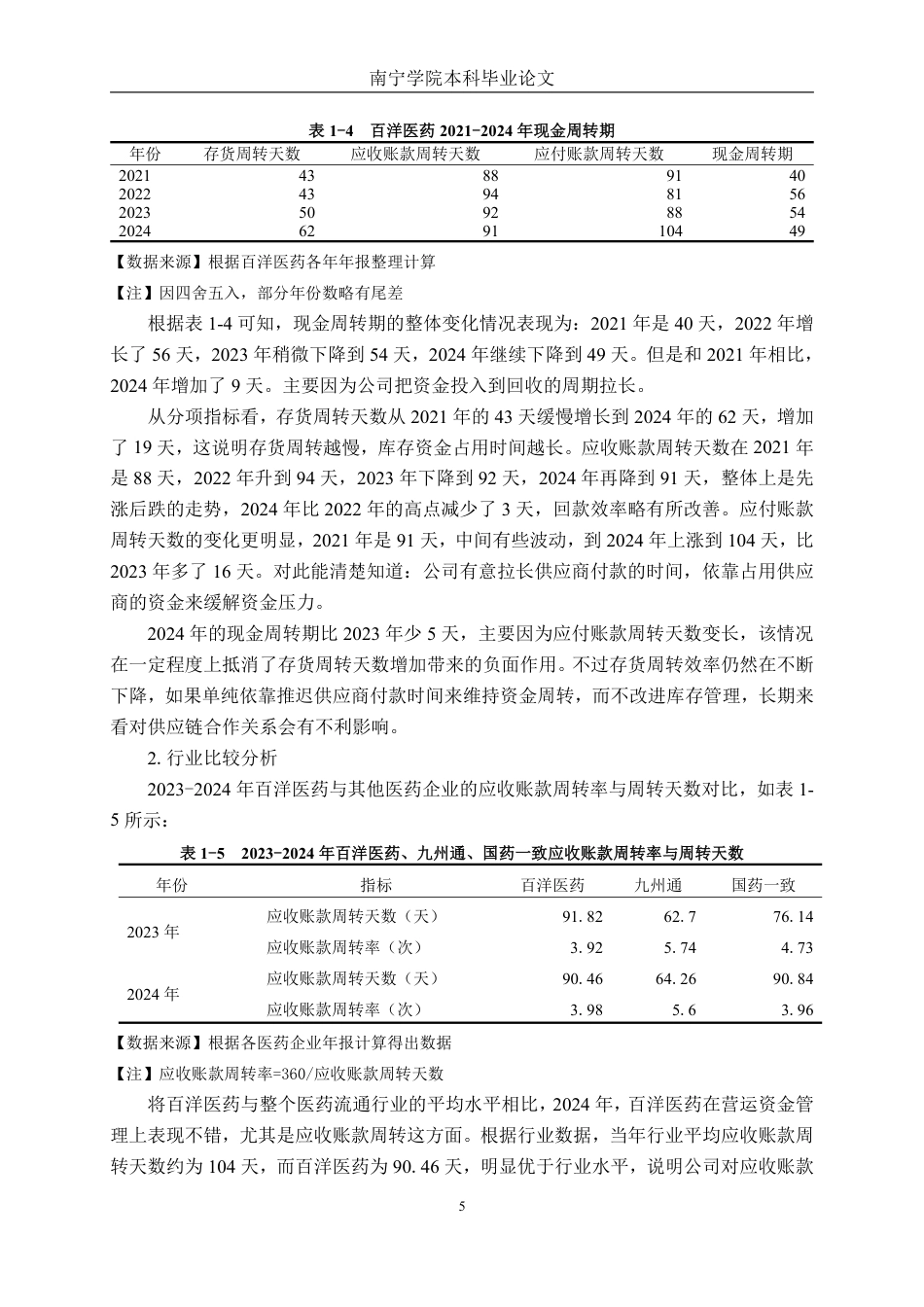 26年CH财务管理 营运资金需求驱动下的融资管理与资本结构研究—以百洋医药为例终稿全日制-约20712字符.pdf_第8页