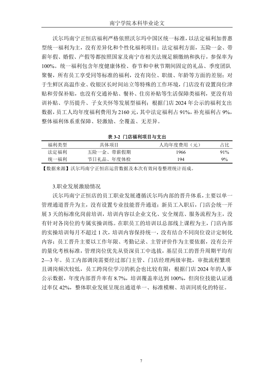 26年CH工商管理 沃尔玛南宁正恒店员工激励现状与对策研究终稿全日制-约20917字符.pdf_第10页