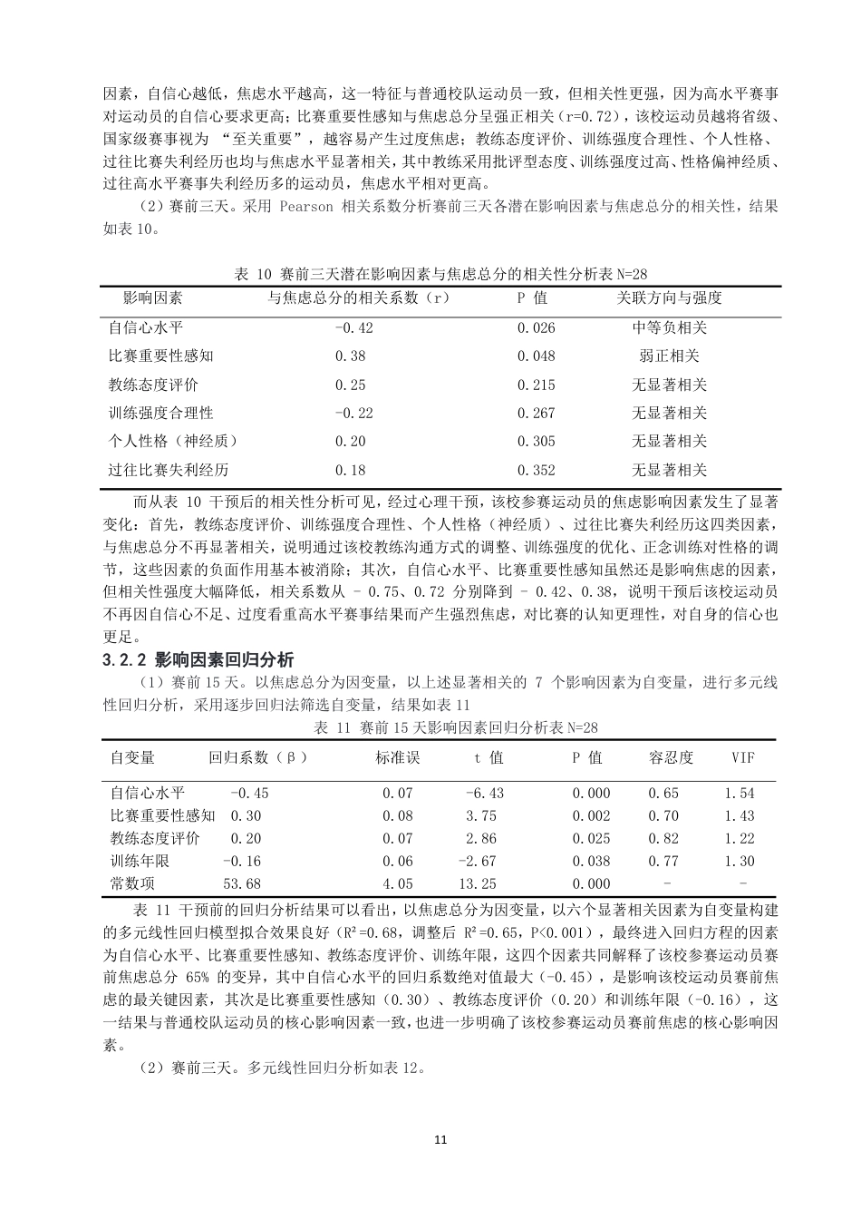 26年CH体育教育 田径运动员赛前心理焦虑问题研究——以泉州师范-终稿全-约14270字符.pdf_第10页