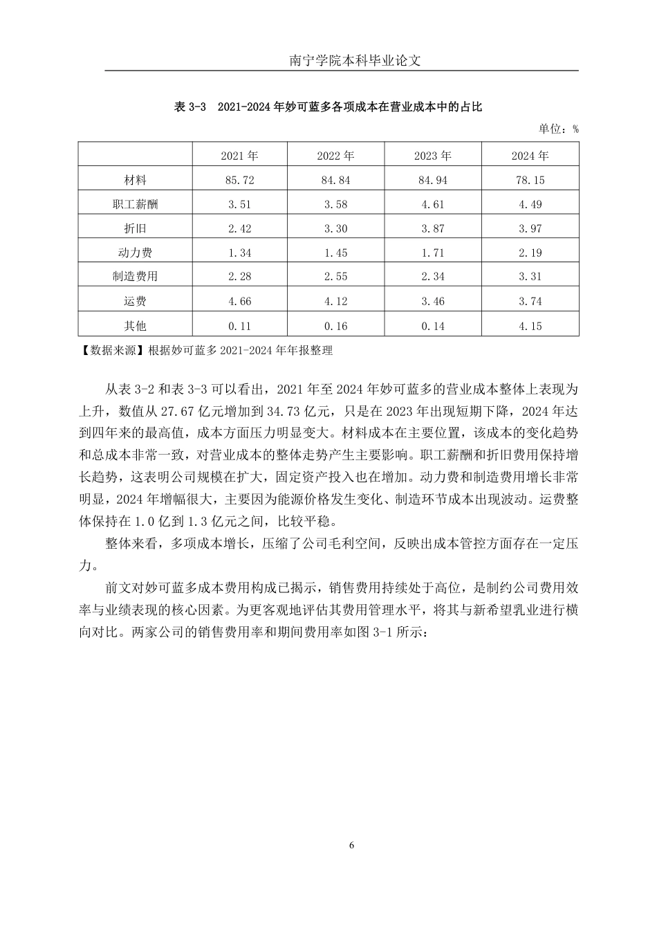 26年CH财务管理 上海妙可蓝多食品科技股份有限公司成本管理问题及对策研究终稿全日制-约15192字符.pdf_第9页