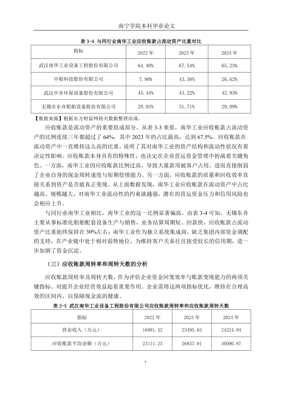 26年CH会计学 船舶设备制造企业应收账款管理存在的问题及对策分析——以武汉南华工业设备工程股份有限公司为例终稿全日制-约15786字符.pdf_第10页