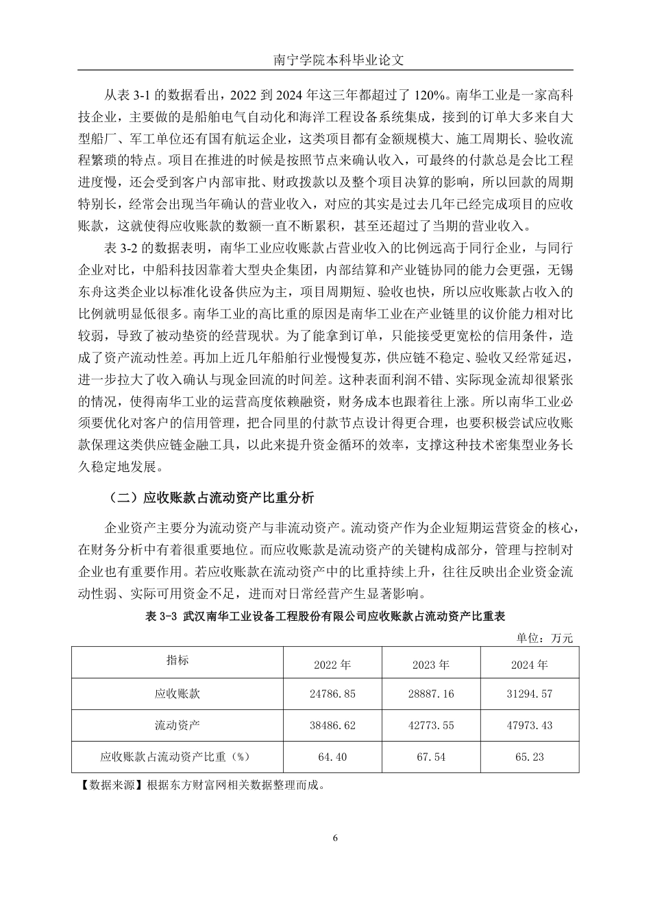 26年CH会计学 船舶设备制造企业应收账款管理存在的问题及对策分析——以武汉南华工业设备工程股份有限公司为例终稿全日制-约15786字符.pdf_第9页