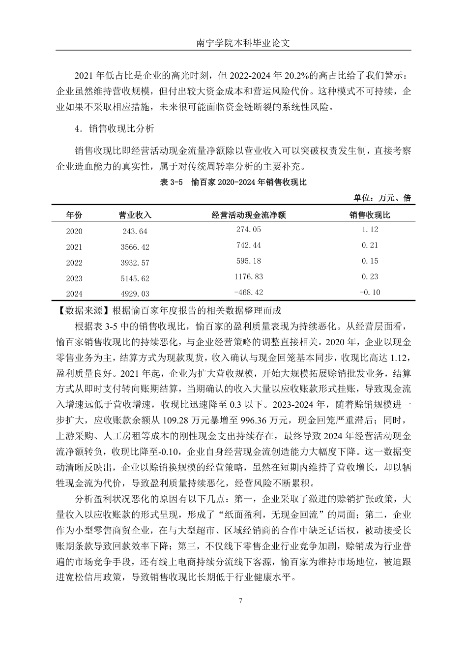 26年CH会计学 小型零售企业营运能力分析——以愉百家（北京）商贸股份有限公司为例终稿全日制-约16773字符.pdf_第10页