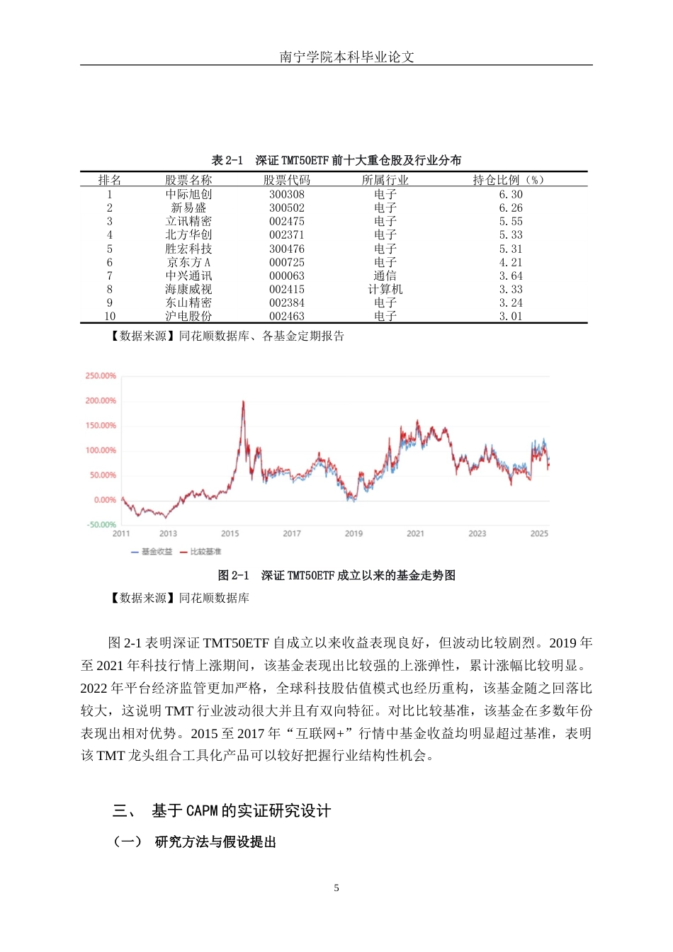 26年CH金融科技 基于CAPM模型对招商深证TMT50ETF的实证研究终稿全日制(15545字).docx_第8页