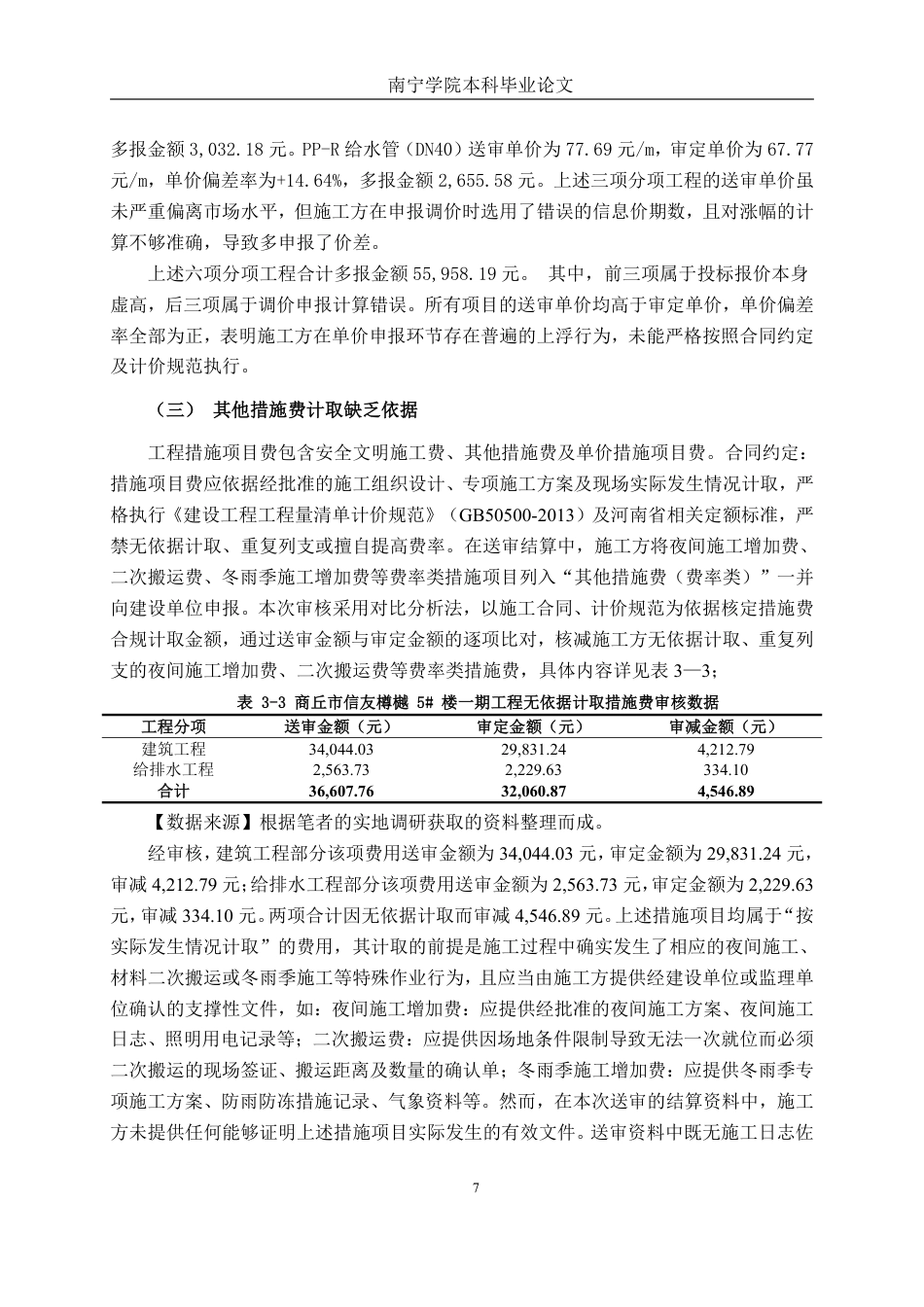 26年CH工程审计 房屋建筑工程结算审核分析--以商丘市信友樽樾工程项目为例终稿全日制-约14580字符.pdf_第10页