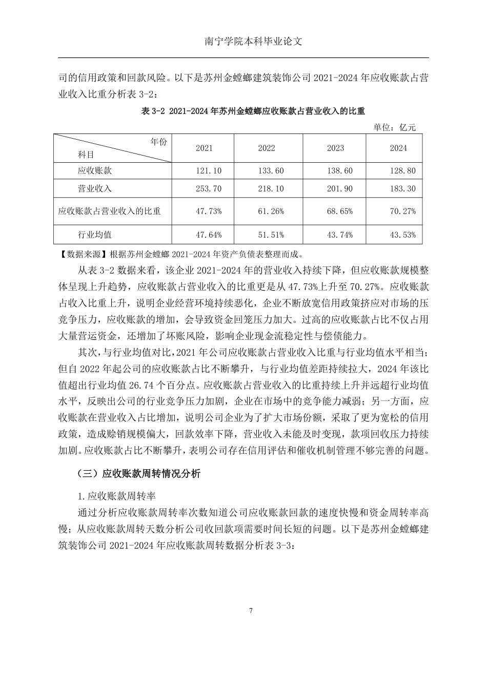 26年CH建筑装修企业应收账款管理问题分析——以苏州金螳螂建筑装饰公司为例-约16124字符.pdf_第10页