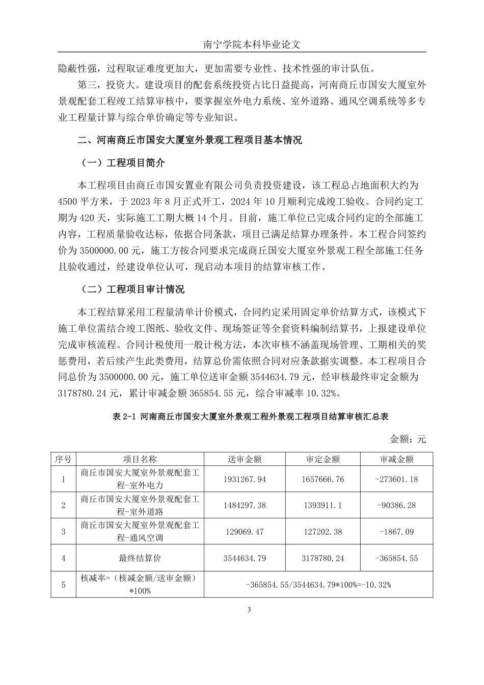 26年CH工程审计 河南商丘市国安大厦室外景观工程竣工结算审核探析终稿全日制-约12594字符.pdf_第6页