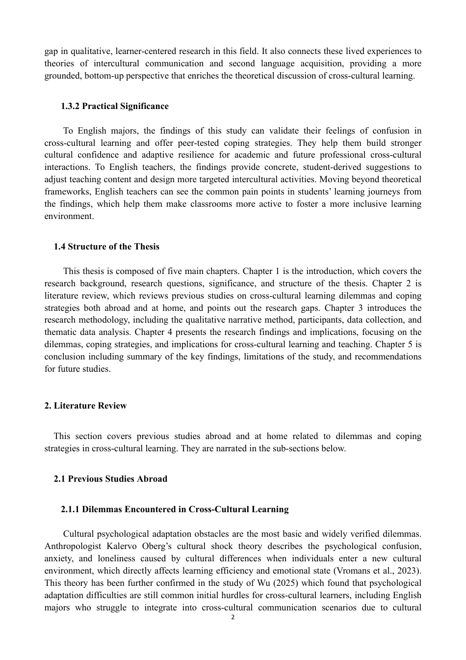 26年CH英语终稿全 英语专业学生在跨文化学习中的困境与应对策略：叙事研究-约47945字符.pdf_第5页