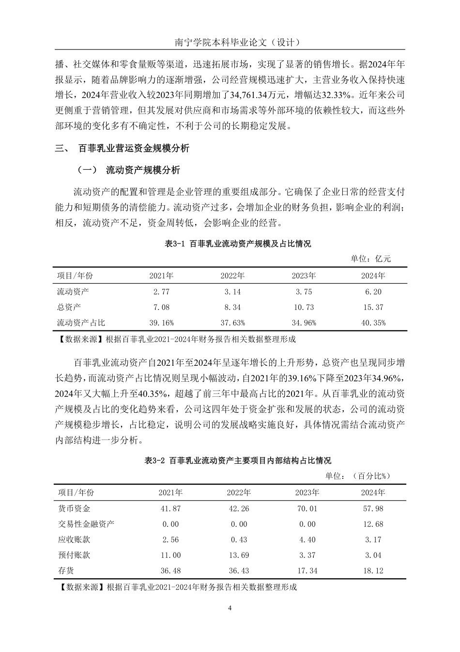 26年CH以价值链为基础的营运资金管理问题研究——以广西百菲乳业股份有限公司为例-约18114字符.pdf_第8页