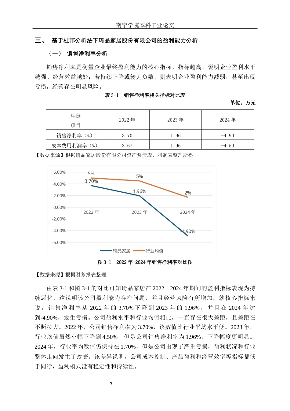 26年CH财务管理 小型制造业企业盈利能力分析——以琦品家居股份有限公司为例终稿全日制(11855字).docx_第10页