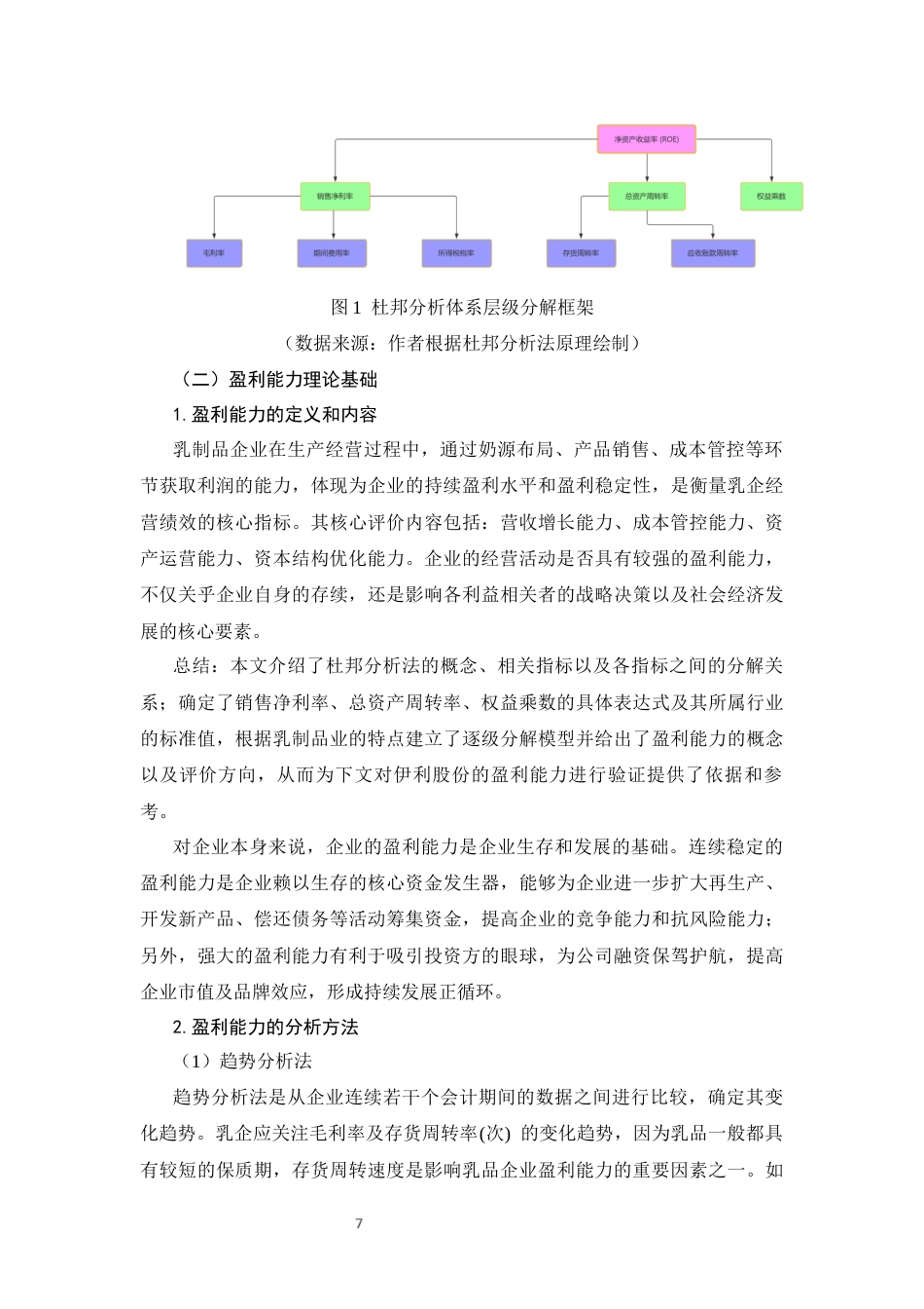 26年CH会计 杜邦分析体系下伊利股份盈利能力评价及提升对策 —— 基于乳制品行业视角(14061字).docx_第9页
