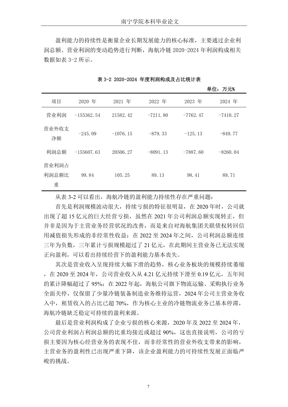 26年CH会计学 基于杜邦分析法的小型冷链物流企业盈利能力分析——以海航冷链控股股份有限公司为例终稿全日制-约21998字符.pdf_第10页