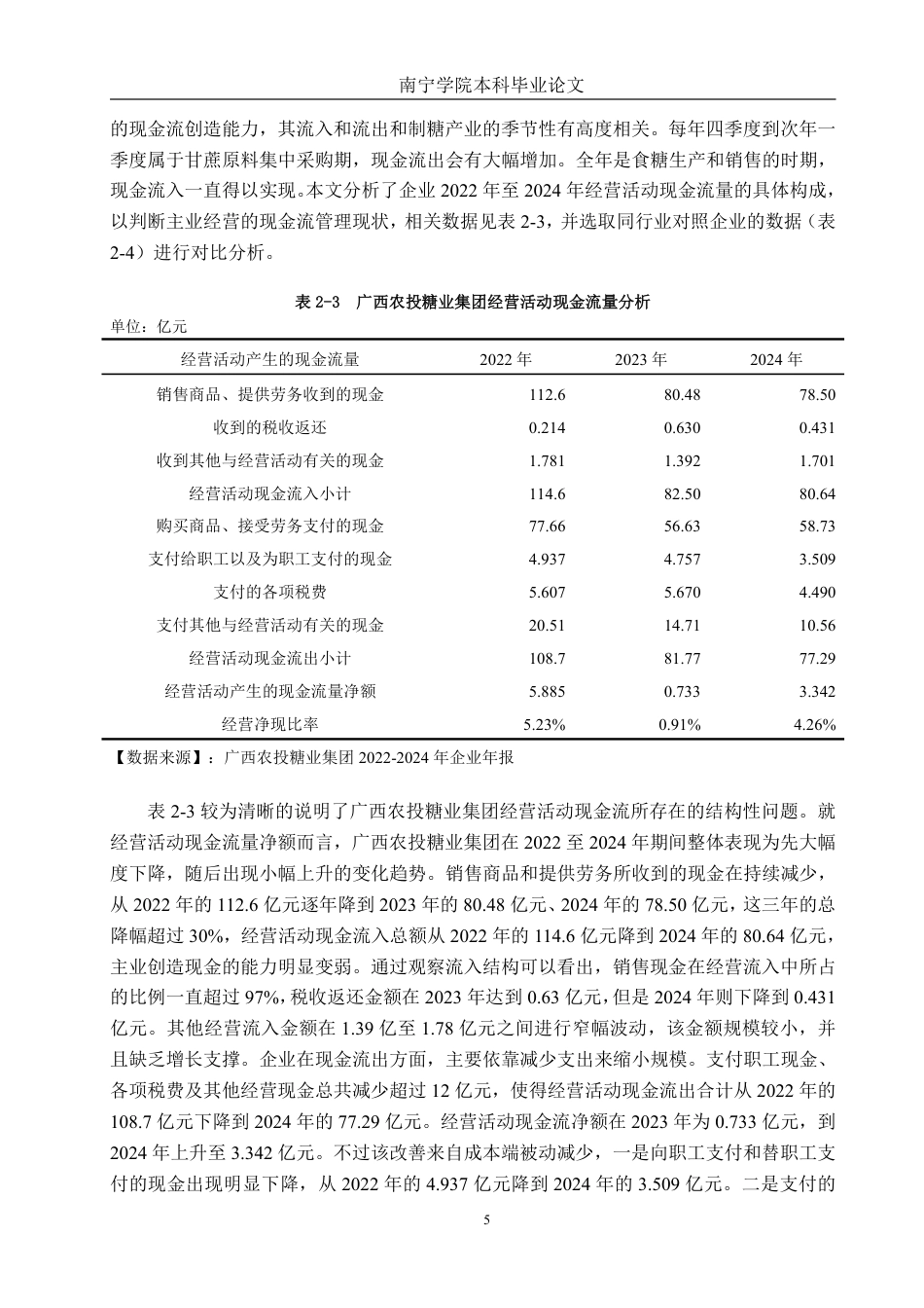 26年CH财务 大型农副产品加工企业现金流管理分析——以广西农投糖业集团股份有限公司为例-约19194字符.pdf_第9页
