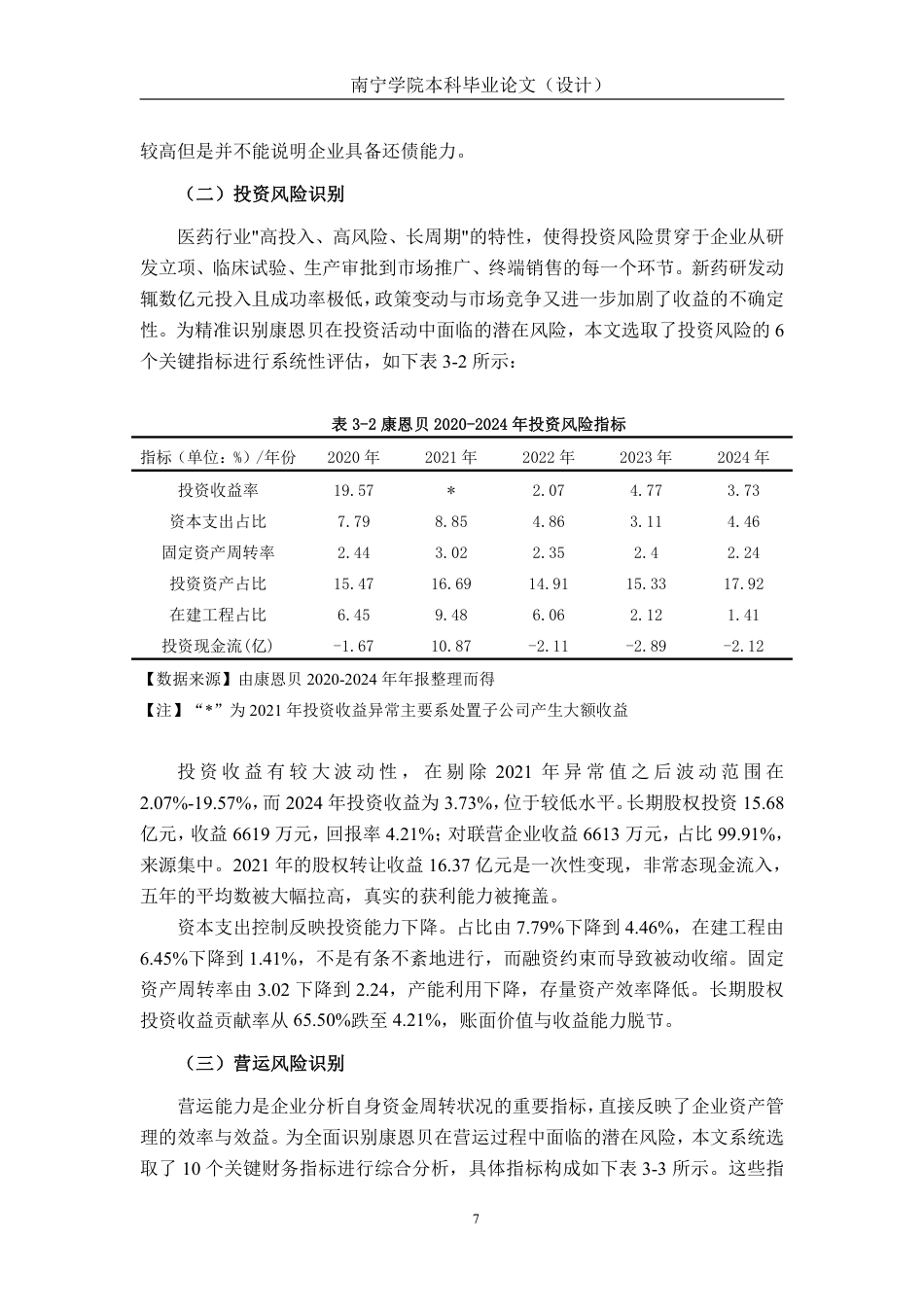 26年CH会计学 医药制造企业财务风险分析——以浙江康恩贝制药股份有限公司为例终稿全日制-约15916字符.pdf_第8页