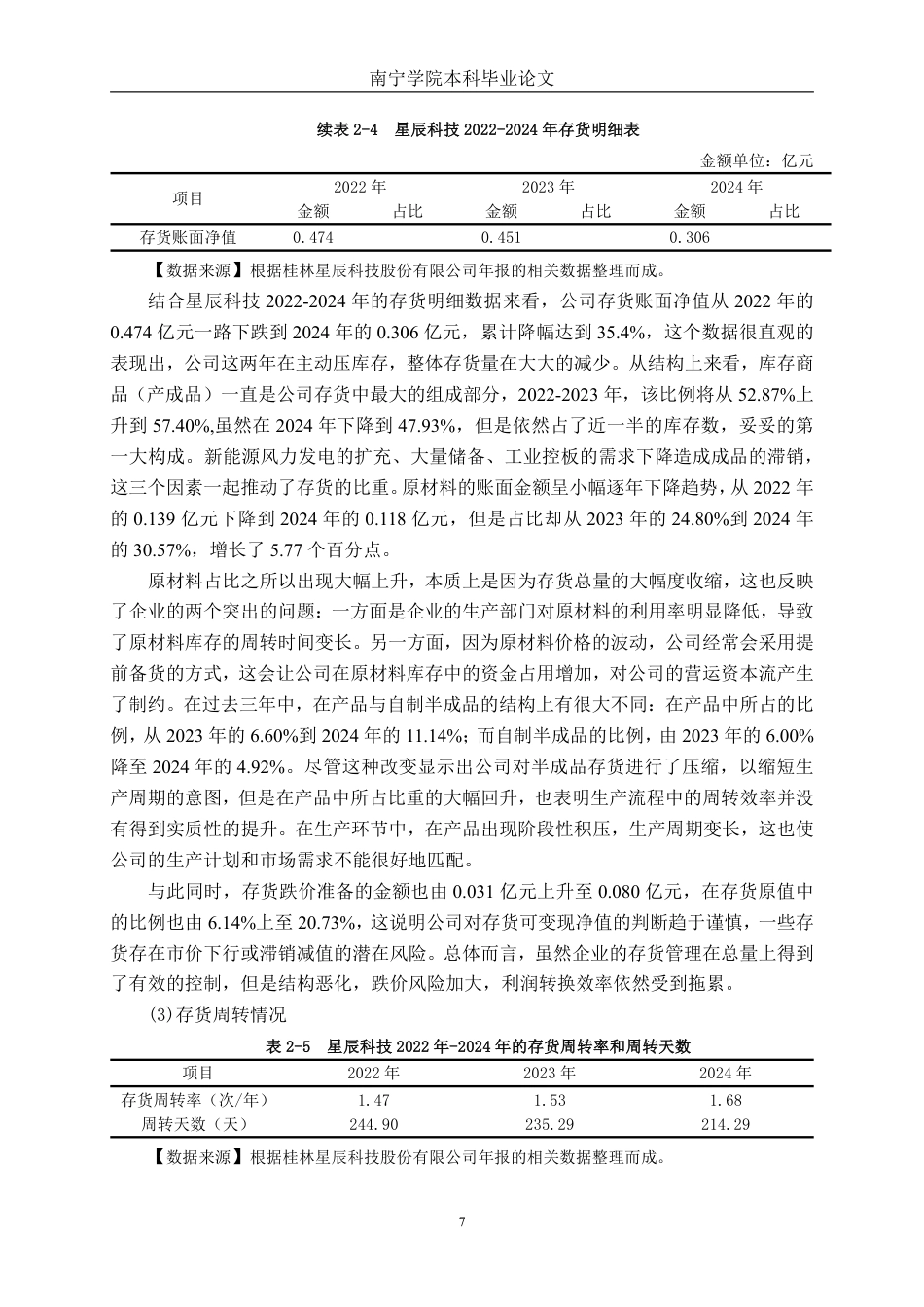 26年CH中型制造企业存货管理问题及优化路径研究——以桂林星辰科技股份有限公司为例-约17709字符.pdf_第10页