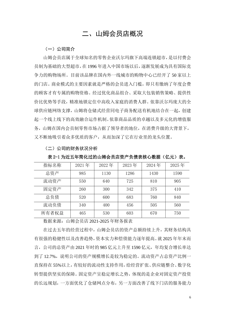 26年CH大型零售企业盈利能力研究一一以山姆会员店为例(20675字).doc_第10页