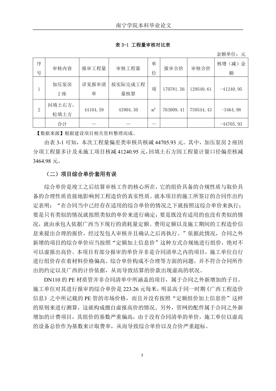 26年CH工程审计 建筑工程竣工结算审核分析——以广西都安县高岭“稻香渔美”建设项目为例终稿全日制-约16291字符.pdf_第8页